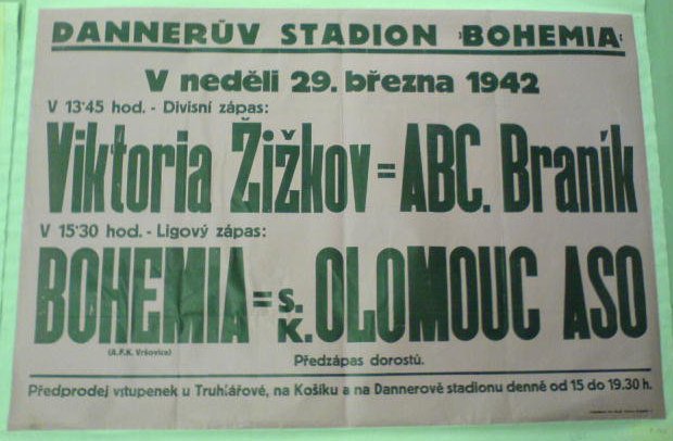 Náhledový obrázek Program fotbalových utkání. Dannerův stadion Bohemia - 1