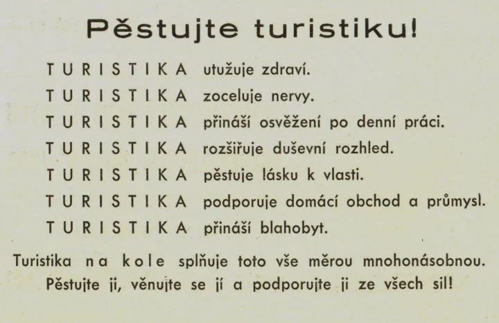Náhledový obrázek předmětu Pěstujte turistiku