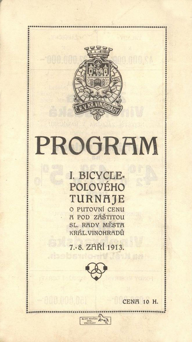 Náhledový obrázek Program I. Bicycle-polového turnaje - 1