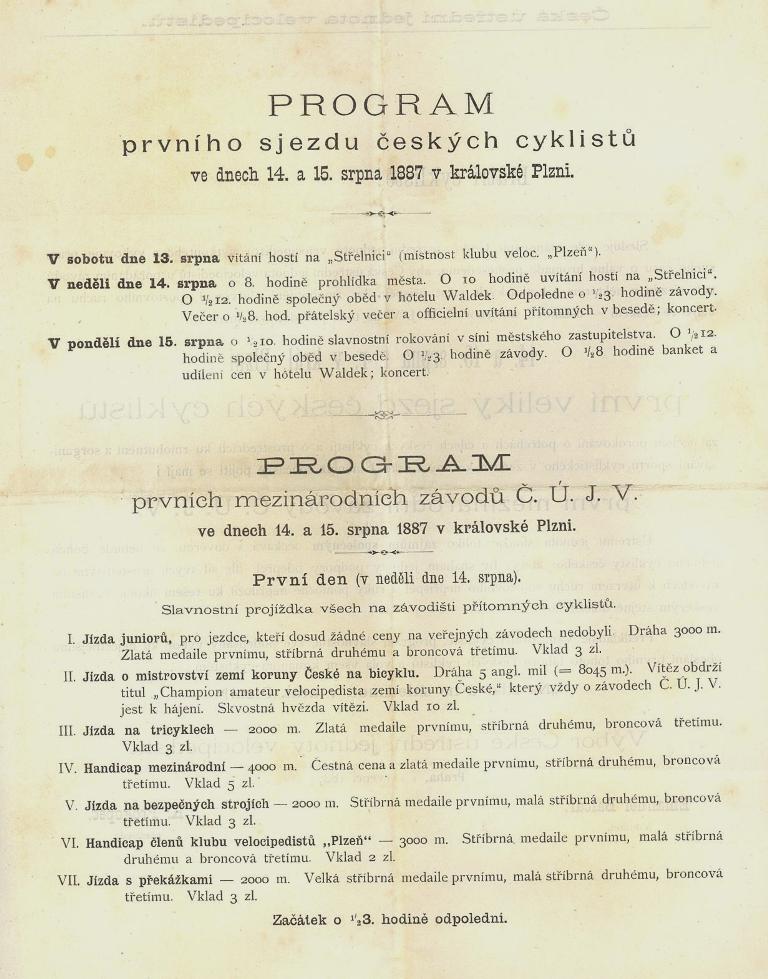 Náhledový obrázek První velký sjezd českých cyklistů - 2
