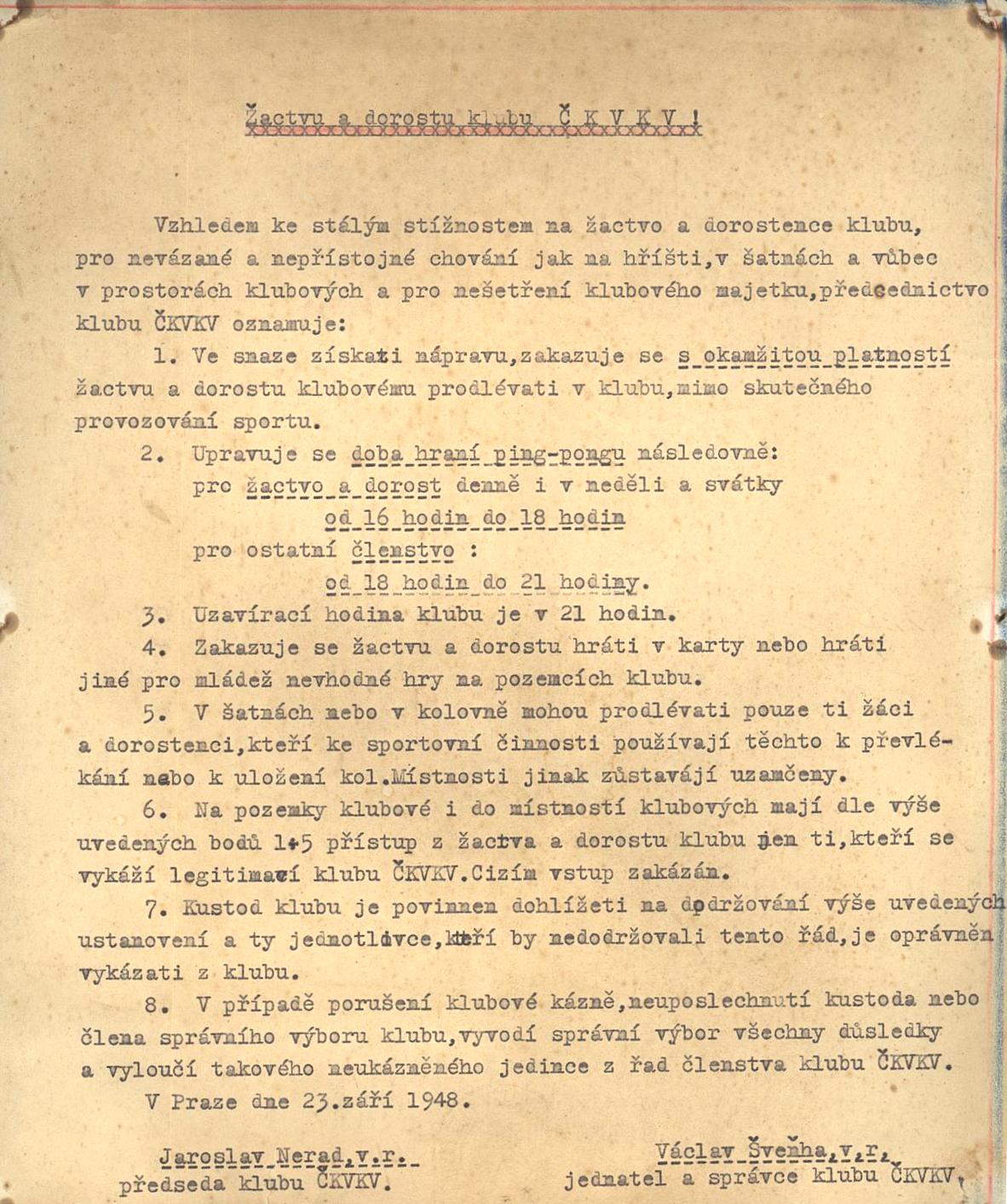 Náhledový obrázek Žactvu a dorostu klubu Č K V K V - 1