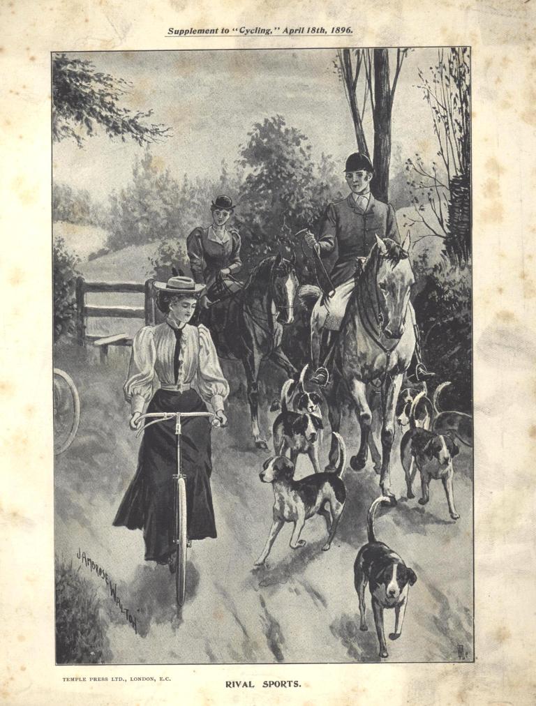 Náhledový obrázek Suplementy britských cyklistických časopisů z konce 19. století - 2