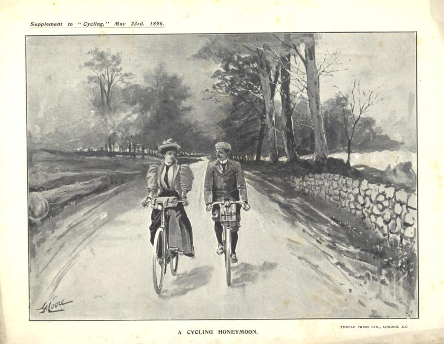 Náhledový obrázek Suplementy britských cyklistických časopisů z konce 19. století - 1