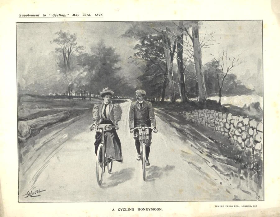 Náhledový obrázek předmětu Suplementy britských cyklistických časopisů z konce 19. století