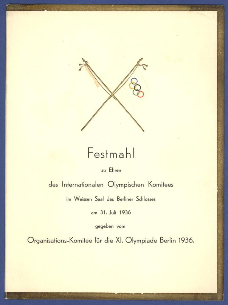 Náhledový obrázek Olympijské hry v Berlíně 1936. Pozvánky - 15