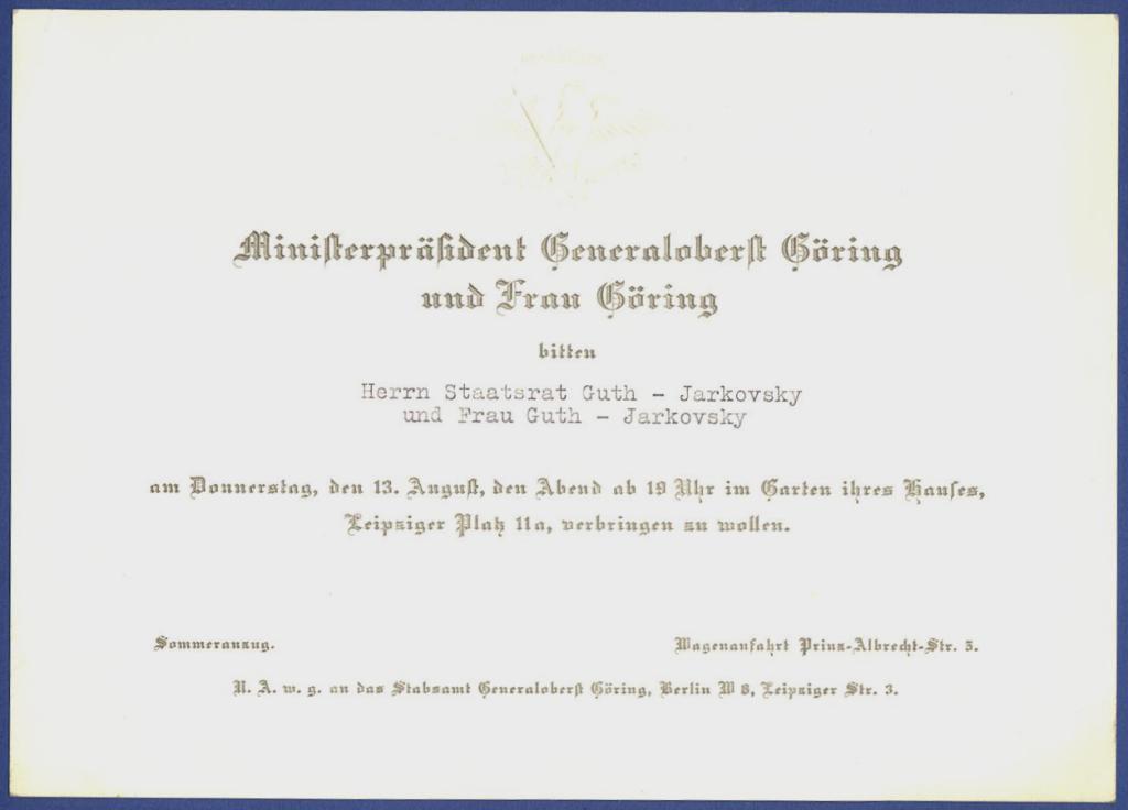 Náhledový obrázek Olympijské hry v Berlíně 1936. Pozvánky - 3