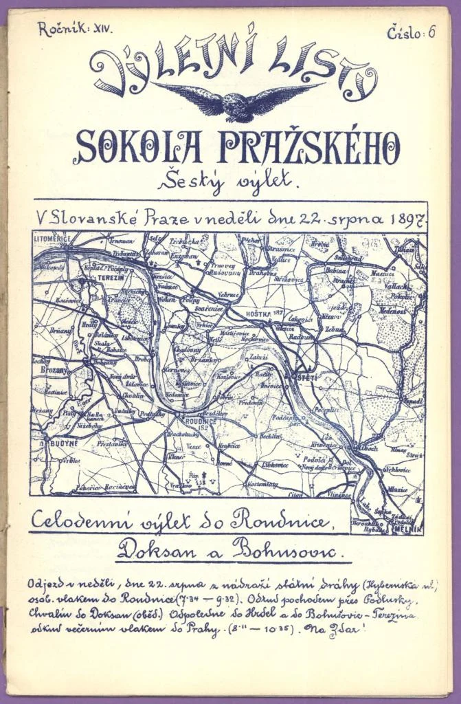 Náhledový obrázek předmětu Výletní listy Sokola pražského
