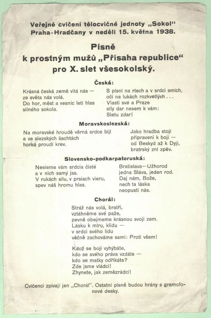 Obrázek Veřejné cvičení písně