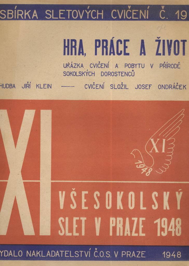 Náhledový obrázek Sešity s hudebním dobrovodem XI. všesokolskému sletu - 2