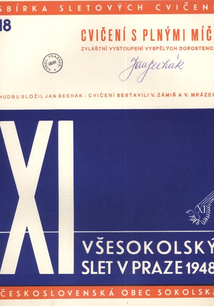 Náhledový obrázek Sešity s hudebním dobrovodem XI. všesokolskému sletu - 3