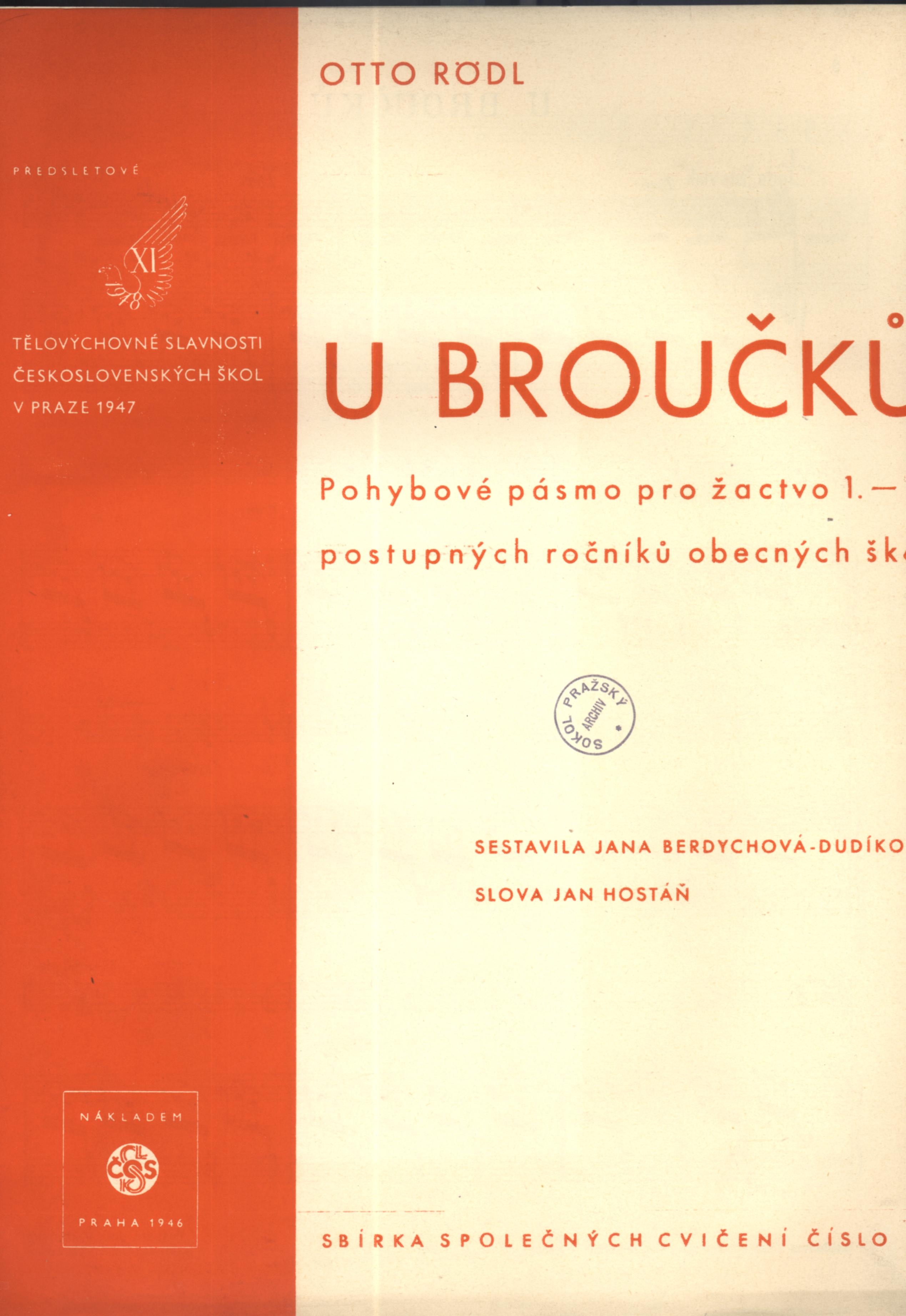 Náhledový obrázek Sešity s hudebním dobrovodem XI. všesokolskému sletu - 1