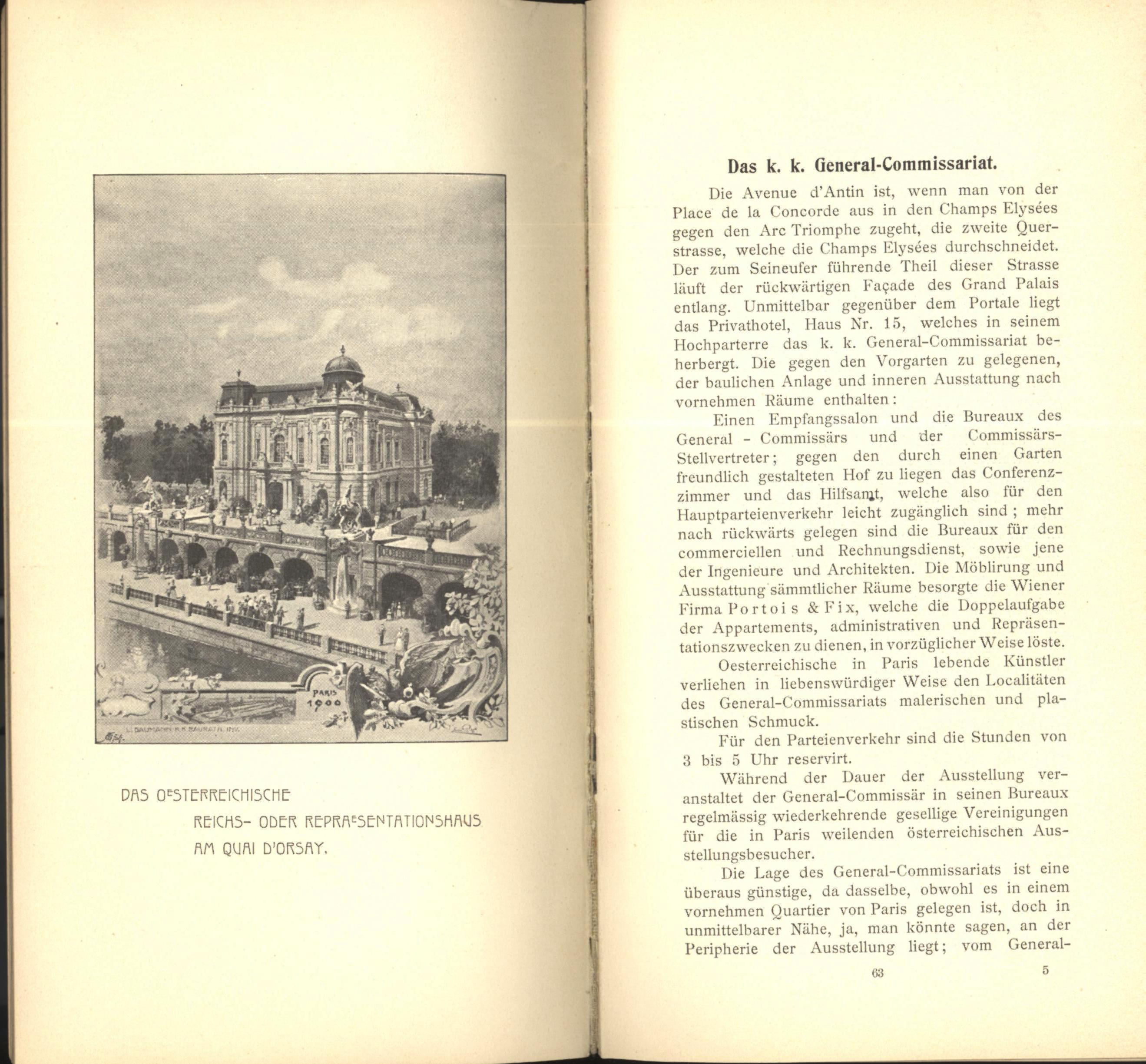 Náhledový obrázek Officieller Führer durch die Oesterreichischen Abtheilungen der Weltausstellung Paris 1900 - 2