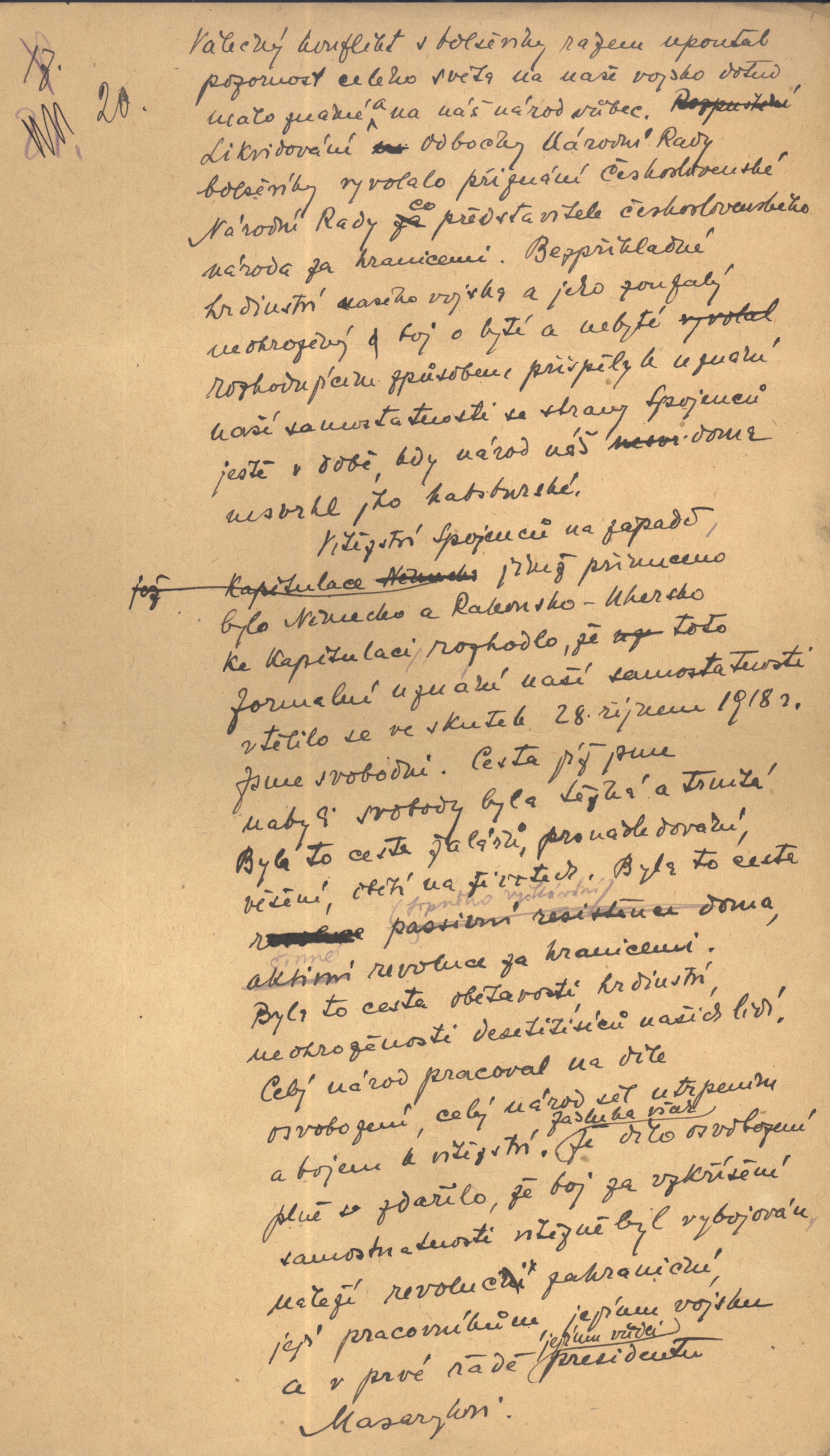 Náhledový obrázek J. Papoušek. Naše revoluce - 20