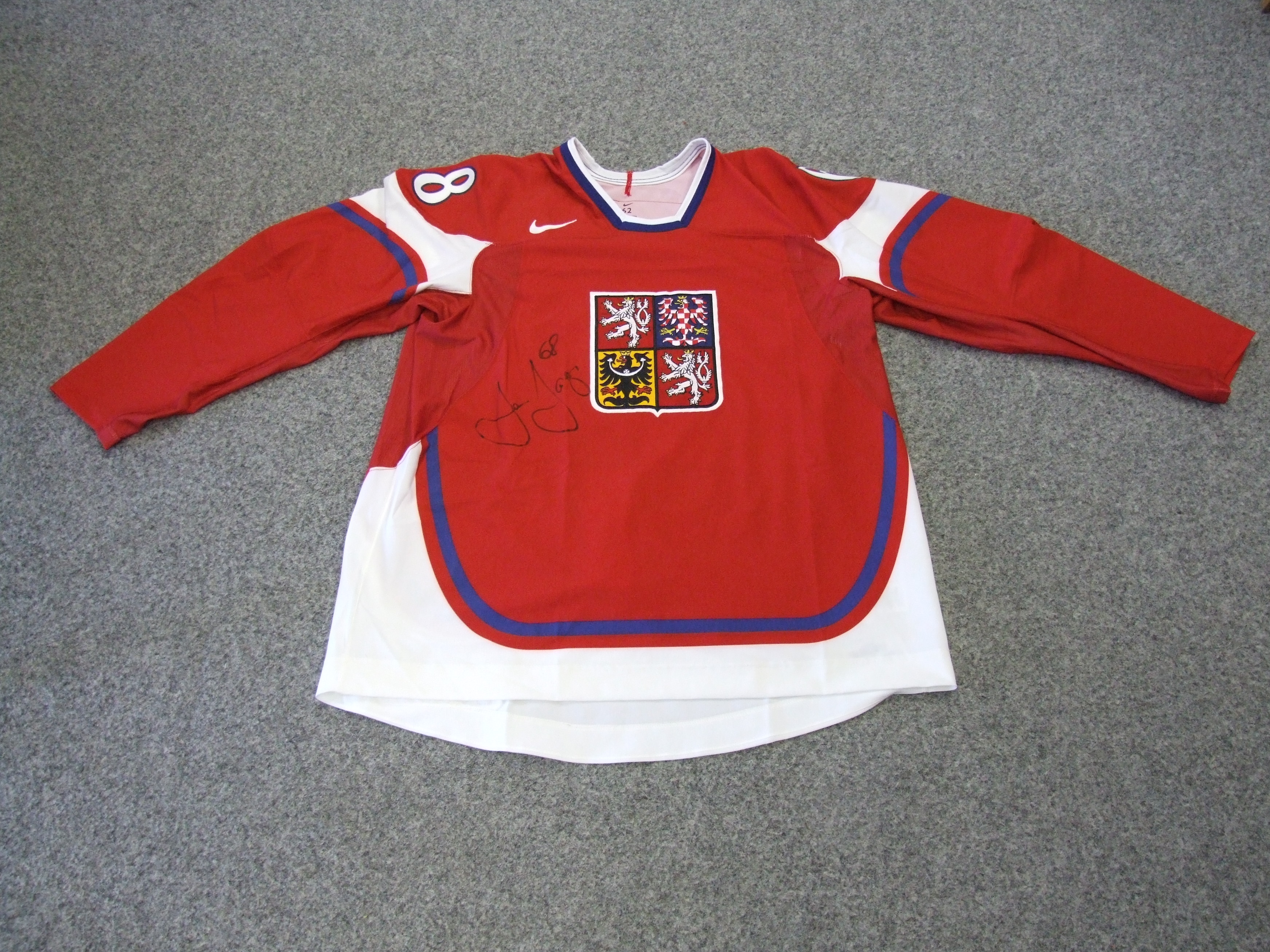 Náhledový obrázek Dres Jaromíra Jágra z MS 2009 ve Švýcarsku - 1