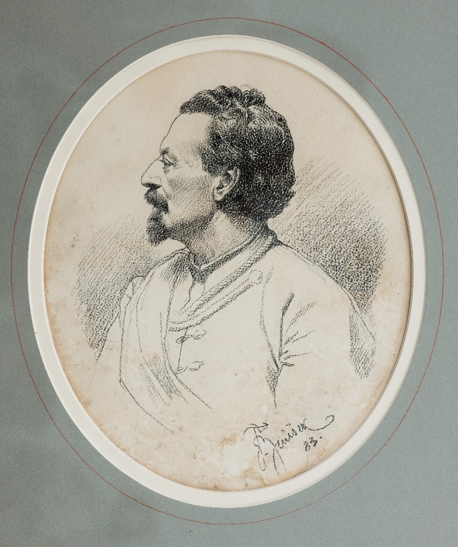 Náhledový obrázek M. Tyrš. Kresba - 1