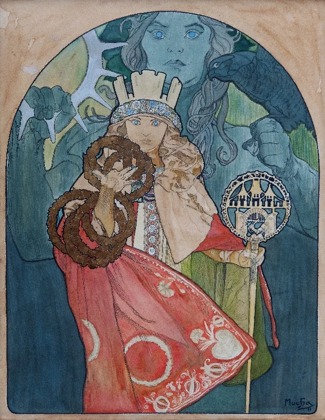 Náhledový obrázek předmětu Návrh plakátu k VI. všesokolskému sletu v Praze v roce 1912