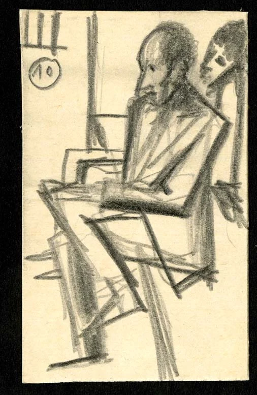 Obrázek Studie k nepoužité ilustraci - Chvilka odvahy