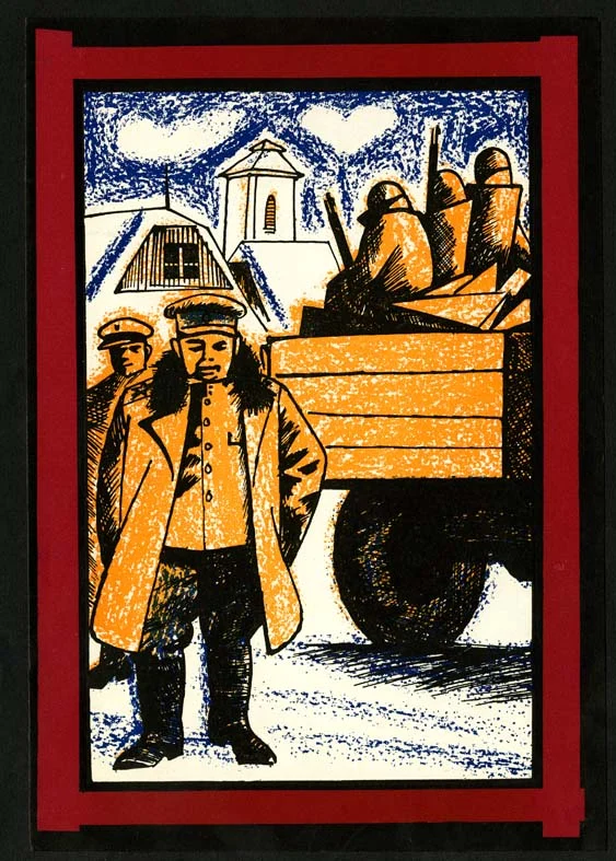 Obrázek Nátisk ilustrace - Malí partyzáni