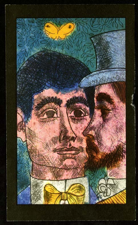 Náhledový obrázek Ilustrace pro frontispis - Obraz Doriana Graye - 1