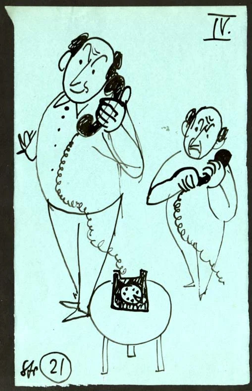 Obrázek Studie k ilustraci - Na dobré hodince