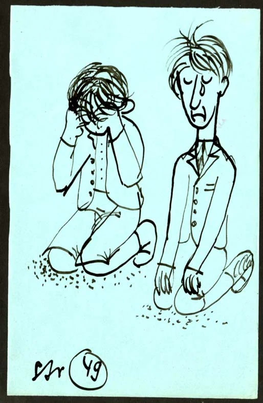 Obrázek Studie k ilustraci - Na dobré hodince