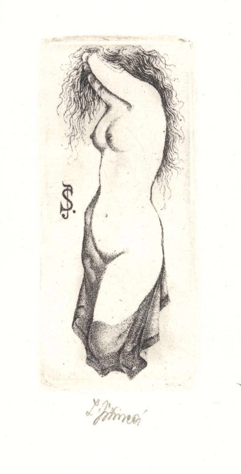 Náhledový obrázek předmětu Exlibris Ing. Jiří Soukup