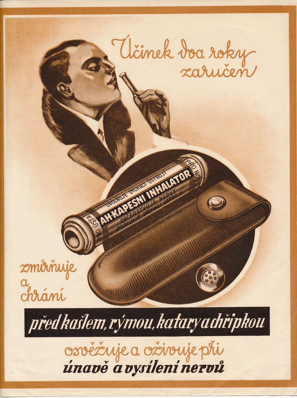 Náhledový obrázek Reklamní letáček - Inhalátor AHA - 1