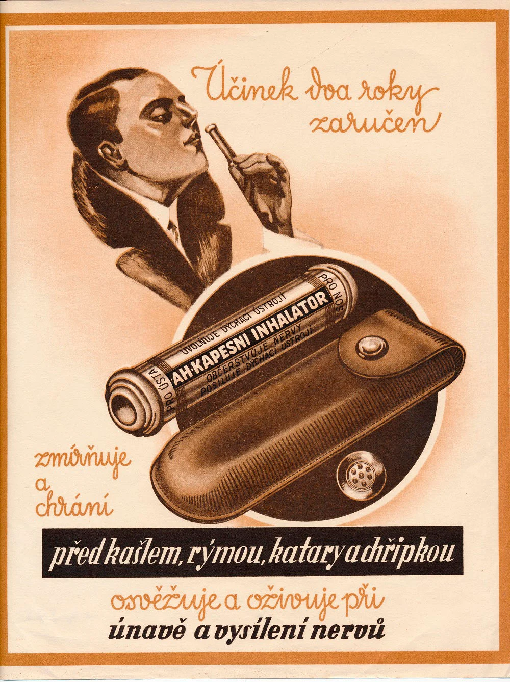 Náhledový obrázek předmětu Reklamní letáček - Inhalátor AHA