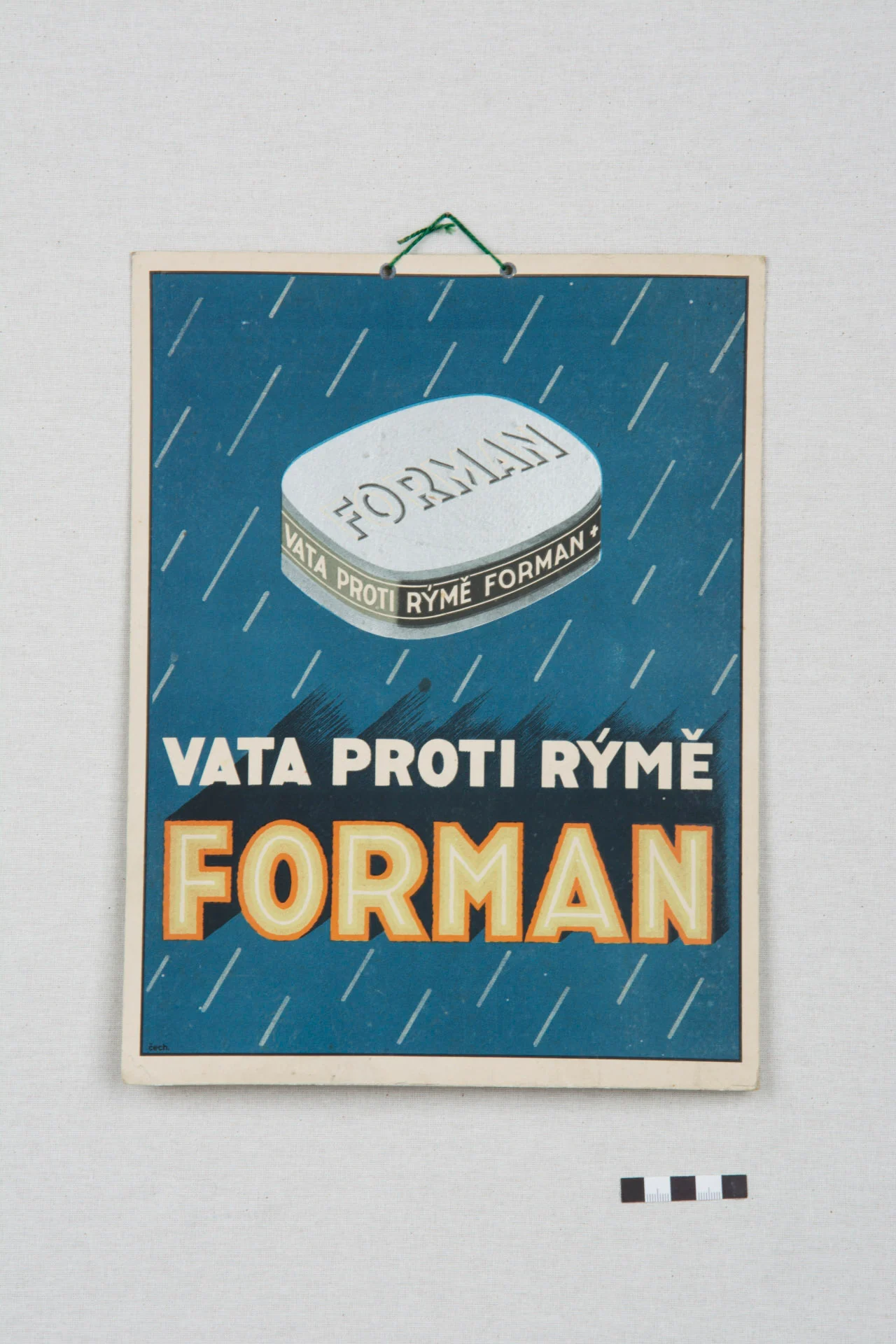 Náhledový obrázek předmětu Reklamní leták vata
 proti rýmě Forman