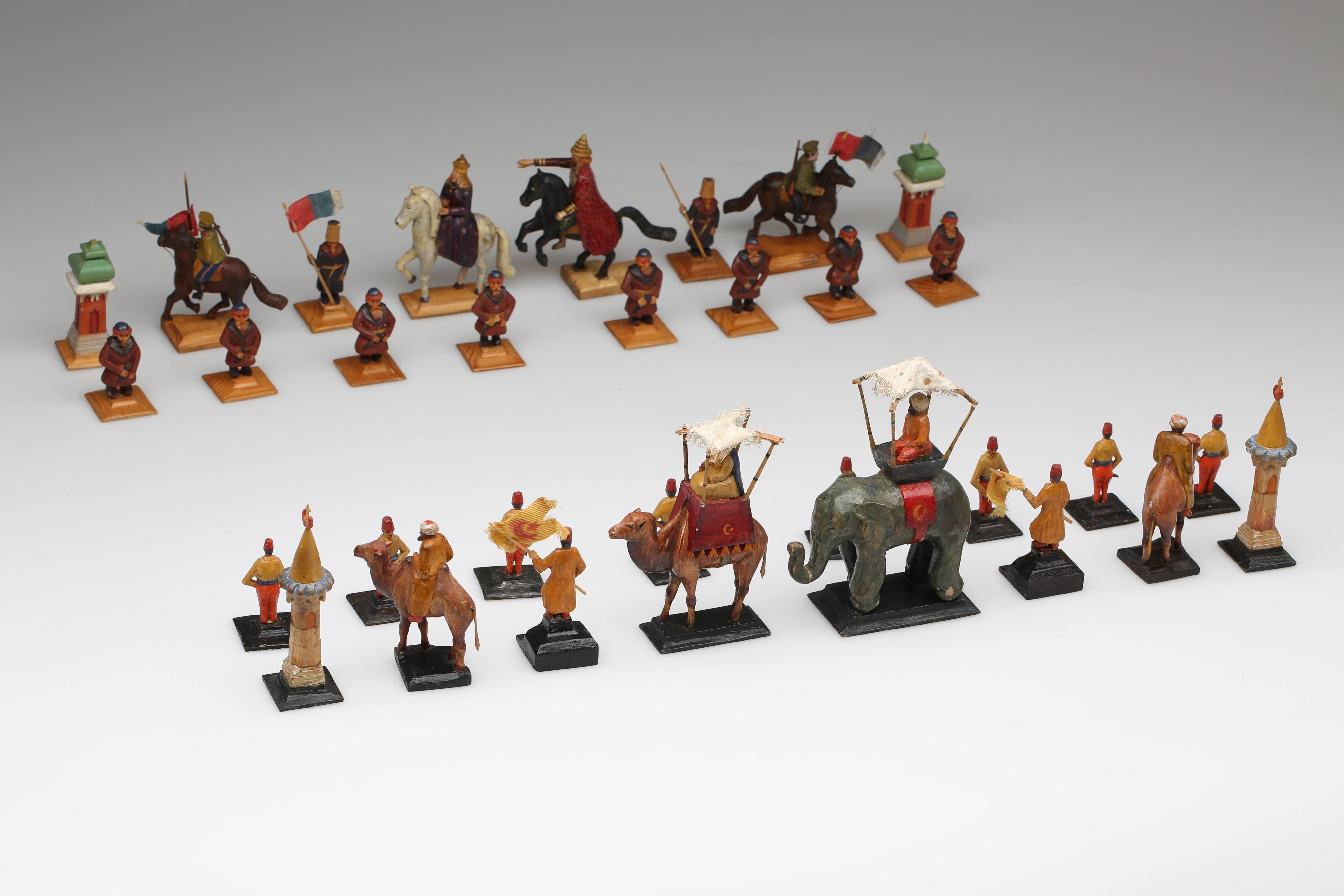 Náhledový obrázek Šachy vyřezané legionářem Václavem Doudou - 13