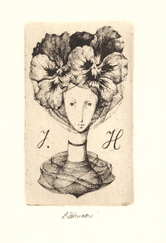 Náhledový obrázek Exlibris Ing. Jan Humplík - 1