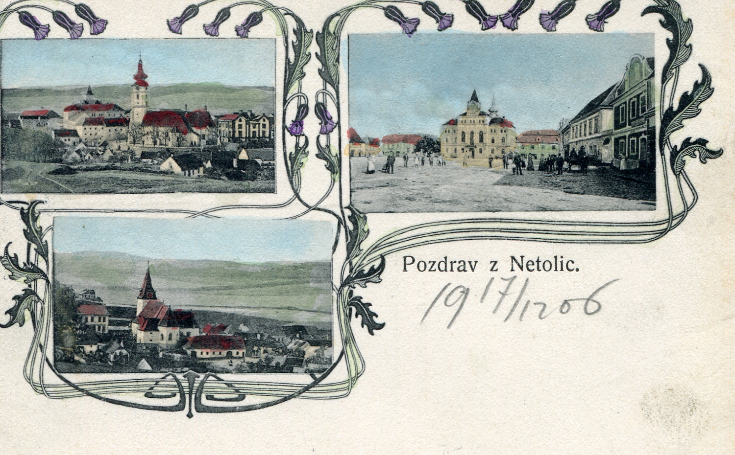 Náhledový obrázek Pohlednice "Netolice" - 1