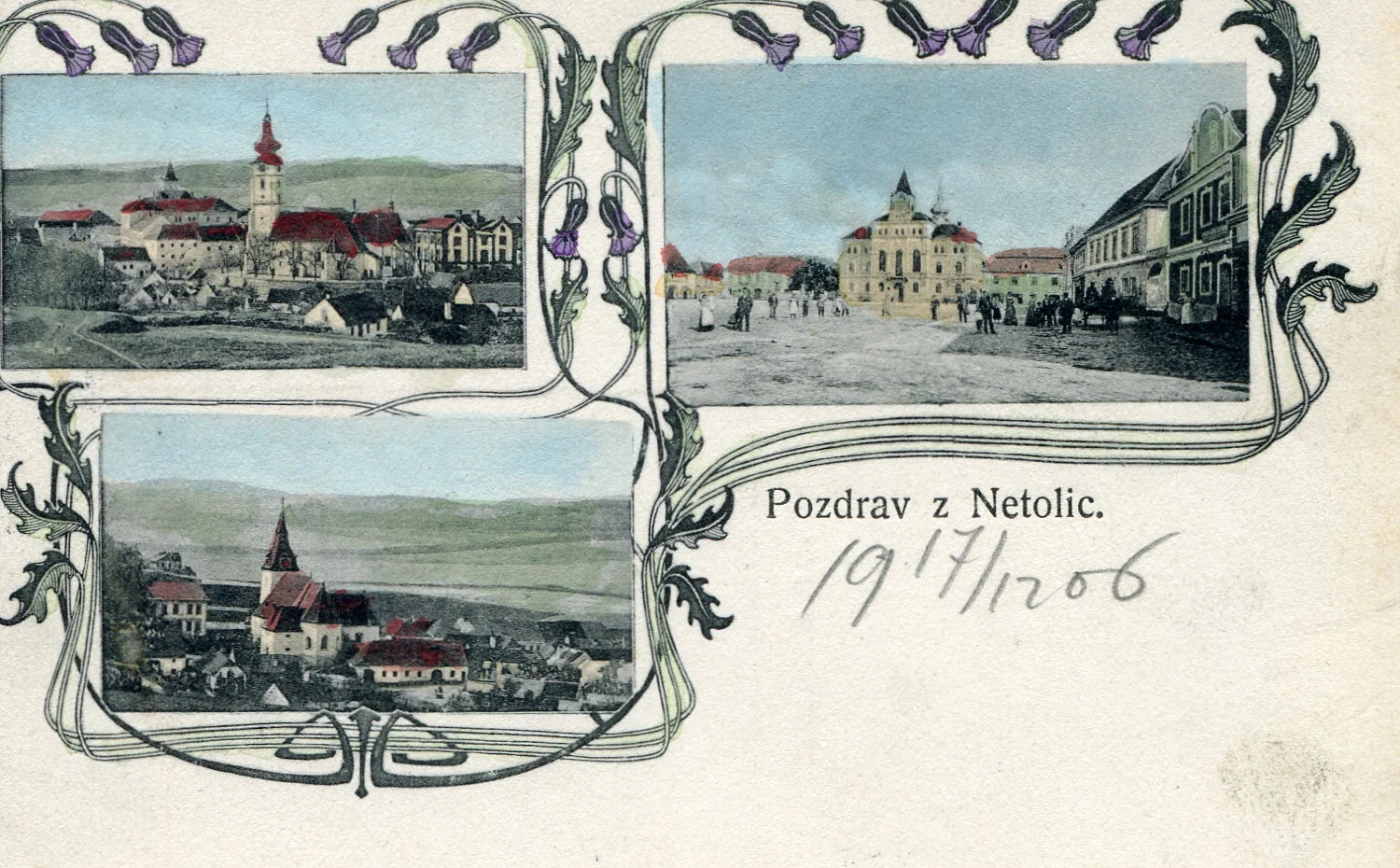 Náhledový obrázek předmětu Pohlednice "Netolice"