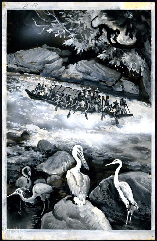 Náhledový obrázek Ilustrace - Rok v džungli - 1