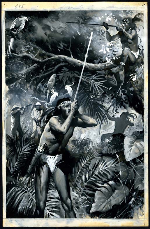 Náhledový obrázek Ilustrace - Rok v džungli - 1