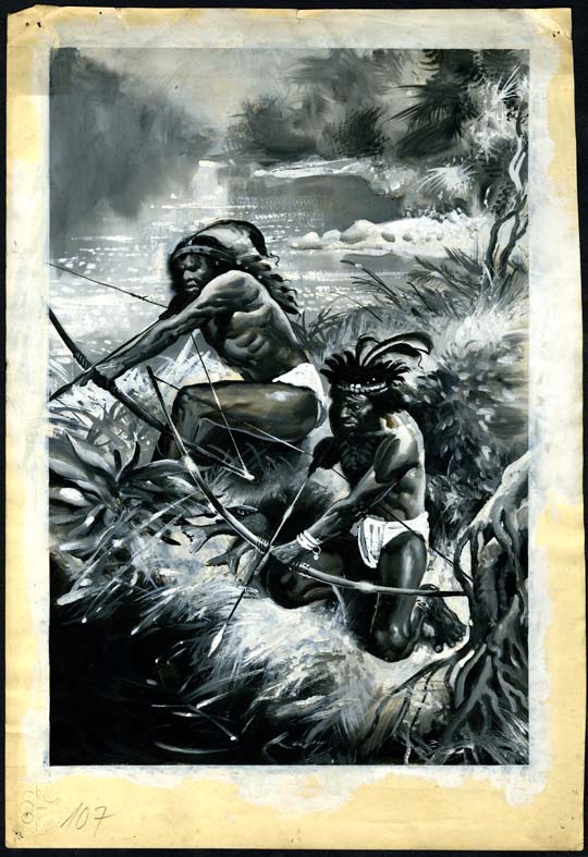 Náhledový obrázek Ilustrace - Rok v džungli - 1