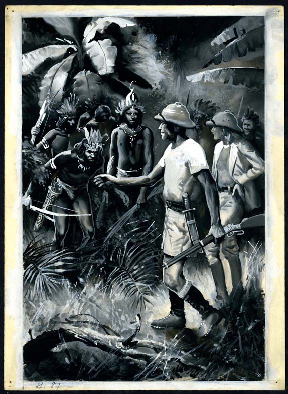 Náhledový obrázek Ilustrace - Rok v džungli - 1