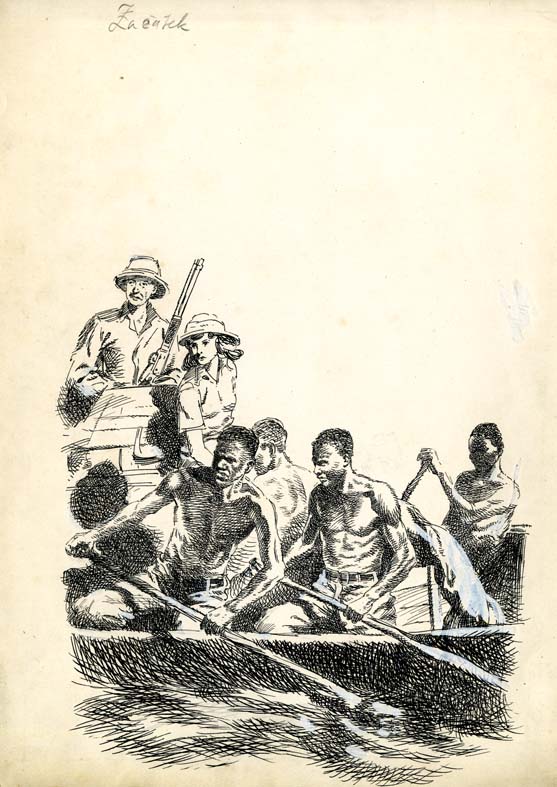 Náhledový obrázek Ilustrace - Rok v džungli - 1