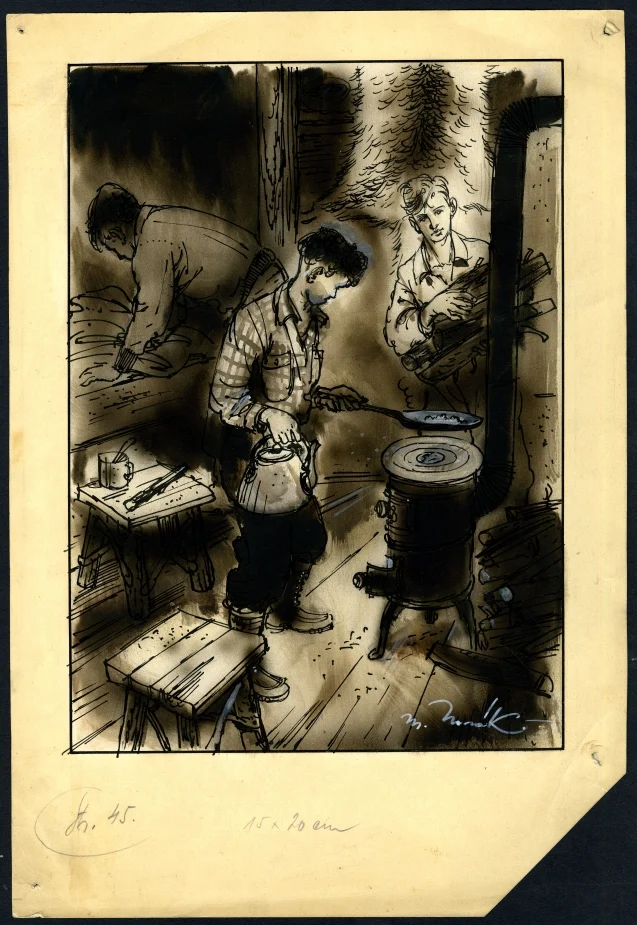 Náhledový obrázek předmětu Ilustrace - Bílá stráž
