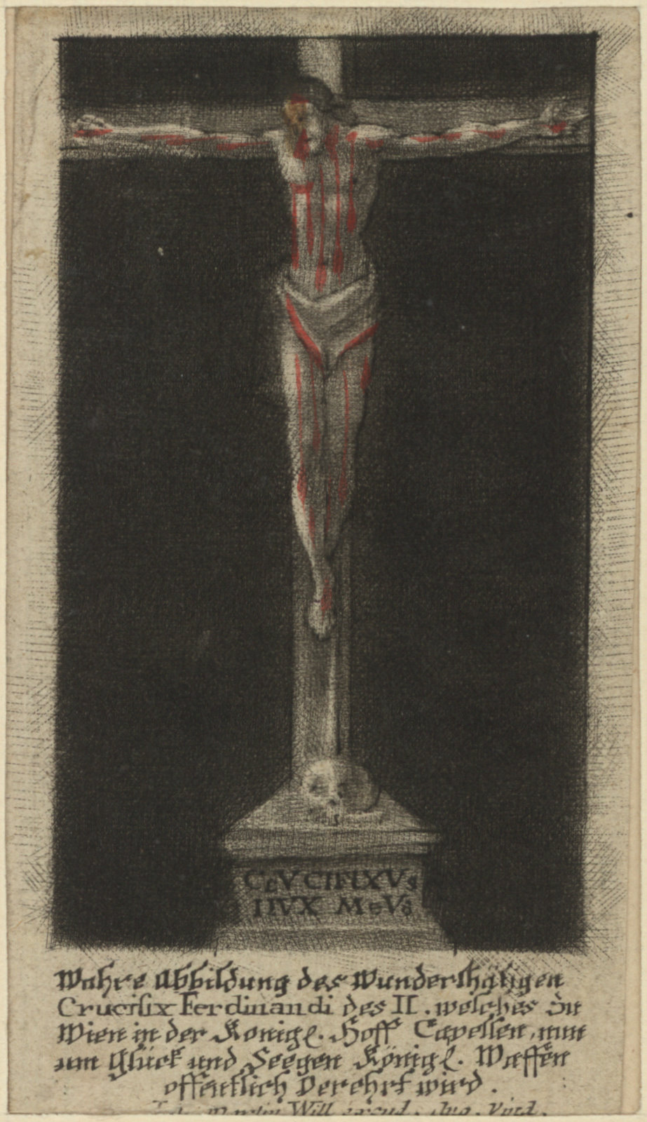 Náhledový obrázek Ukřižovaný  -  Crucifix Ferdinandi des II., Wien - 1