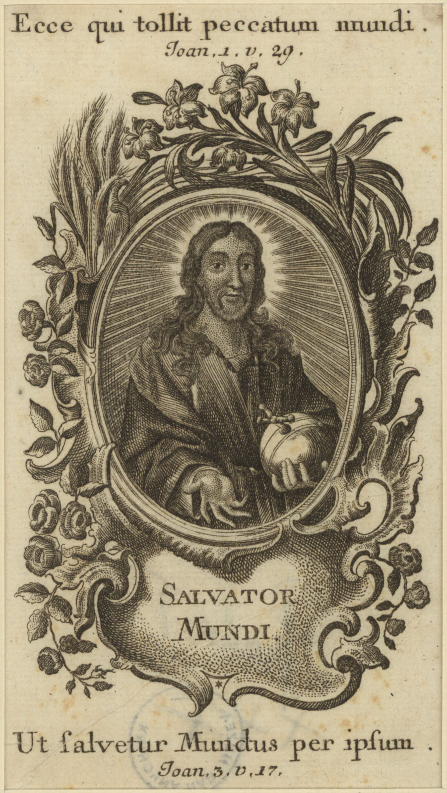 Náhledový obrázek Ježíš  -  Salvator mundi - 1