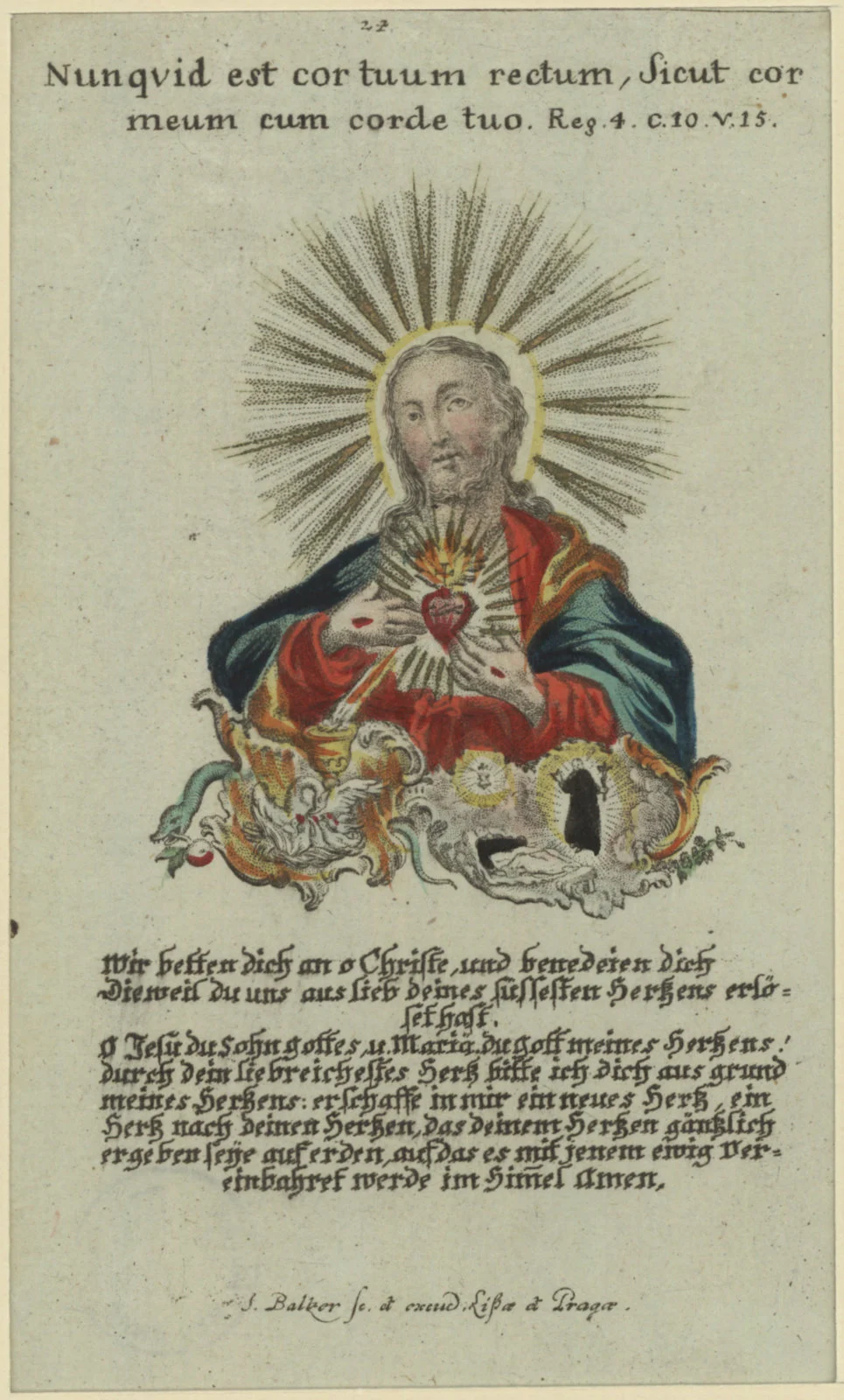 Obrázek Ježíš - srdce