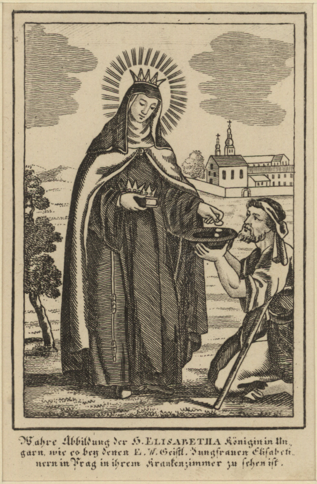 Náhledový obrázek Sv. Alžběta Uherská  -  H. Elisabetha - 1
