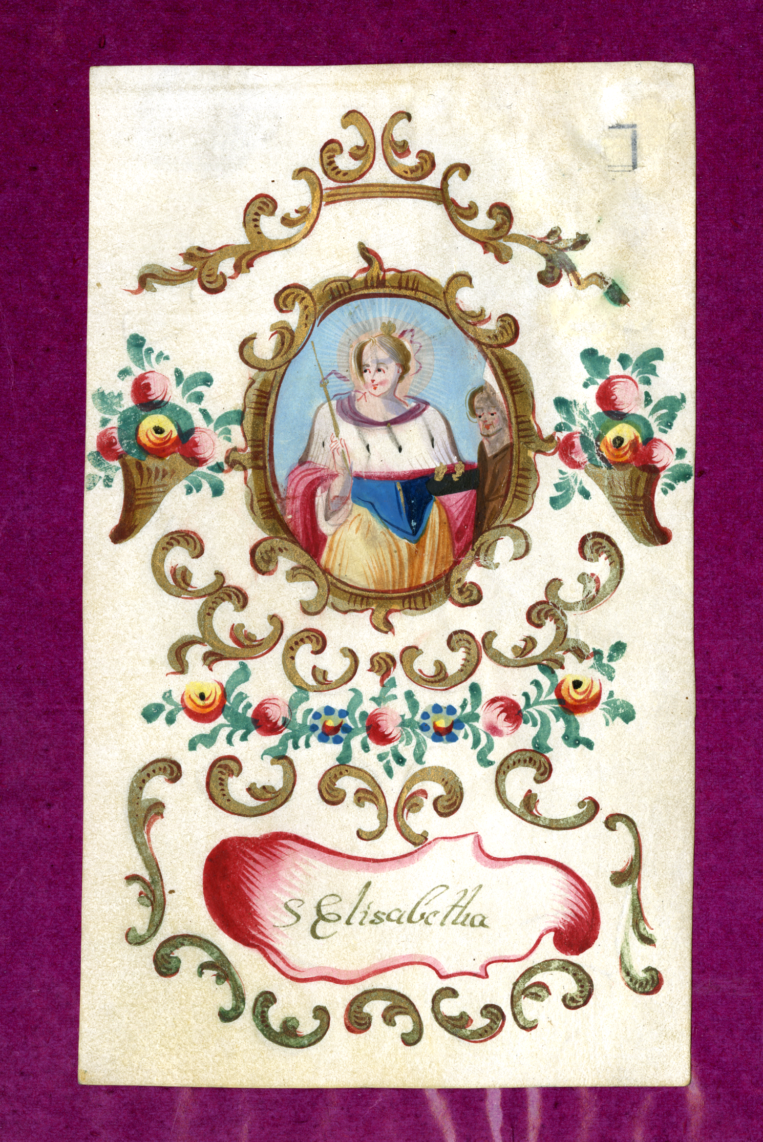 Náhledový obrázek Sv. Alžběta Uherská  -  H. Elisabetha - 2