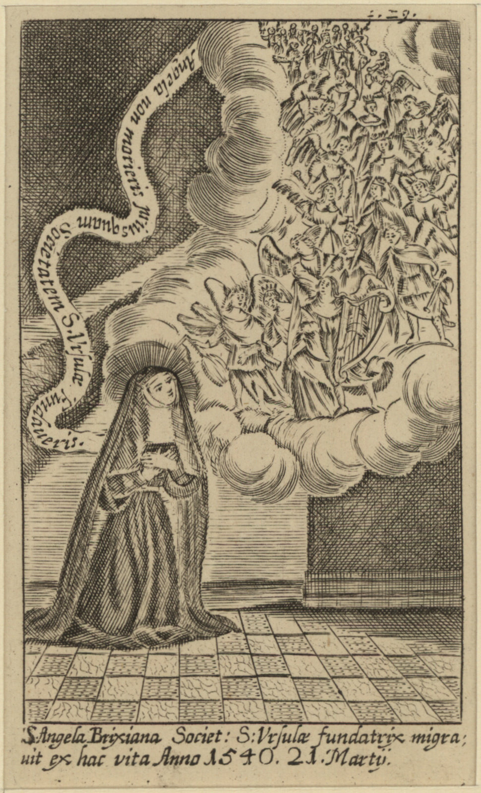 Náhledový obrázek Sv. Anděla Merici  -  S. Angela Brixiana - 1