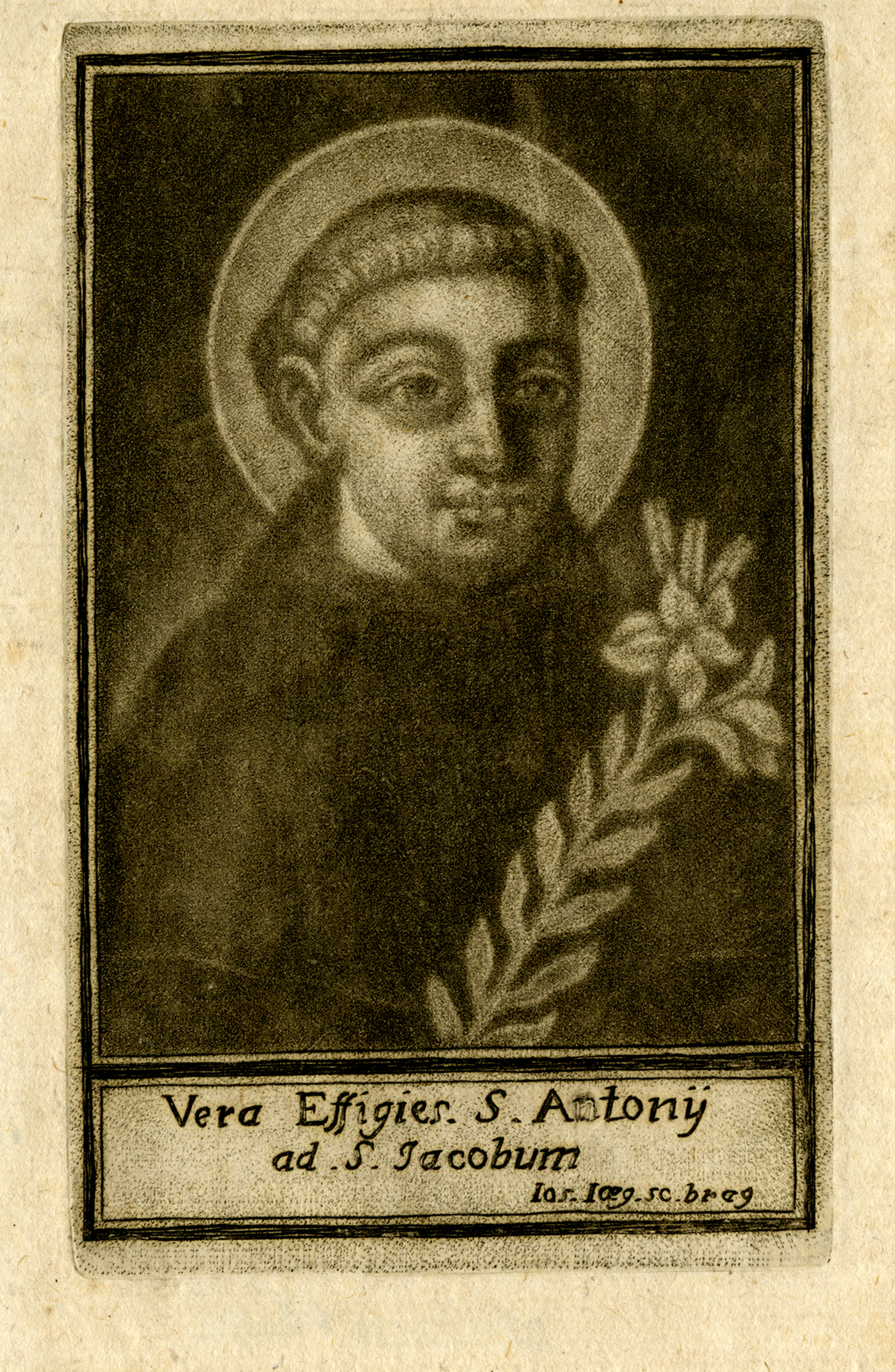 Náhledový obrázek Sv. Antonín Paduánský - S. Antoniy ad S. Jacobum - 1