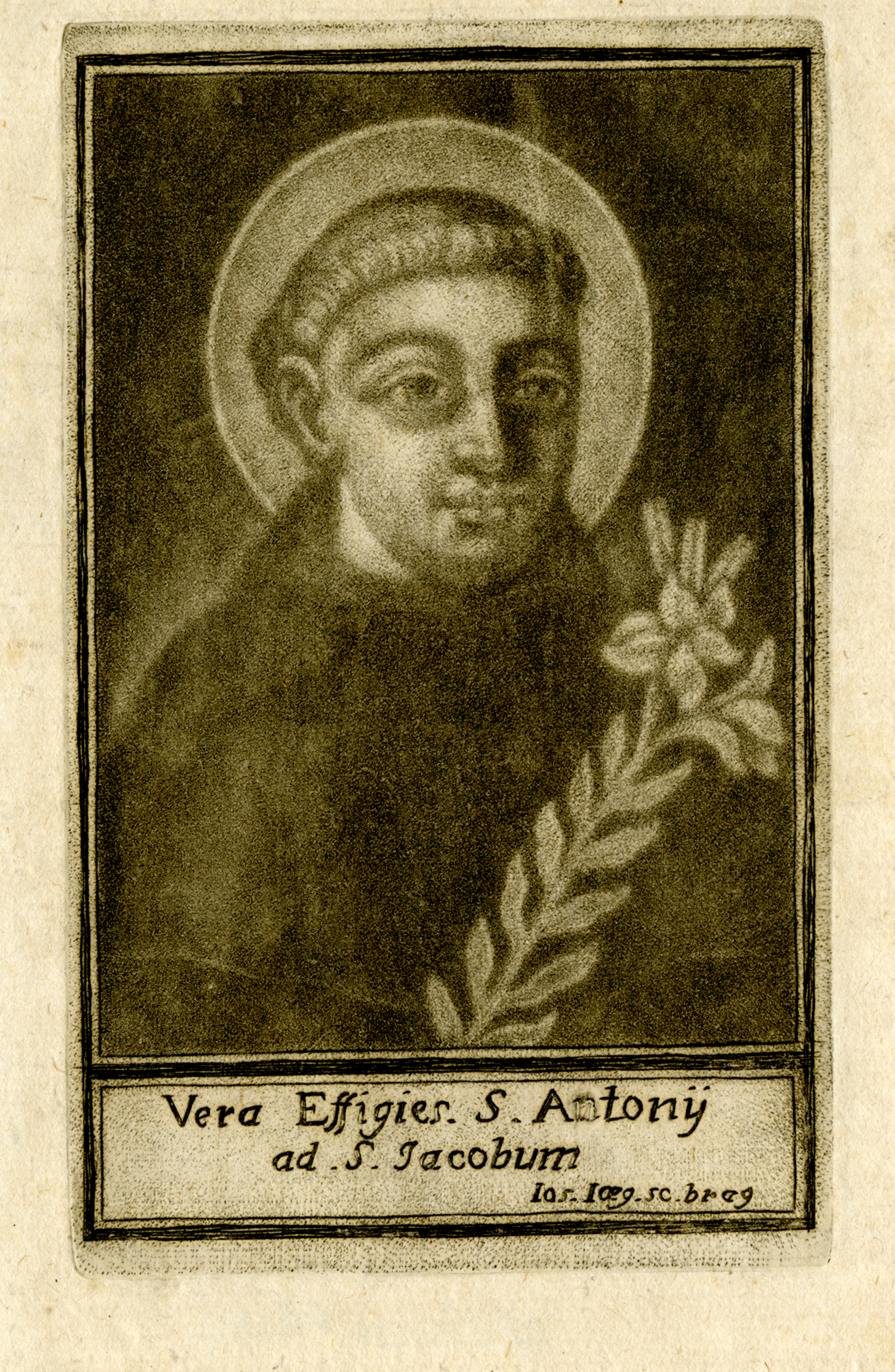 Obrázek Sv. Antonín Paduánský - S. Antoniy ad S. Jacobum