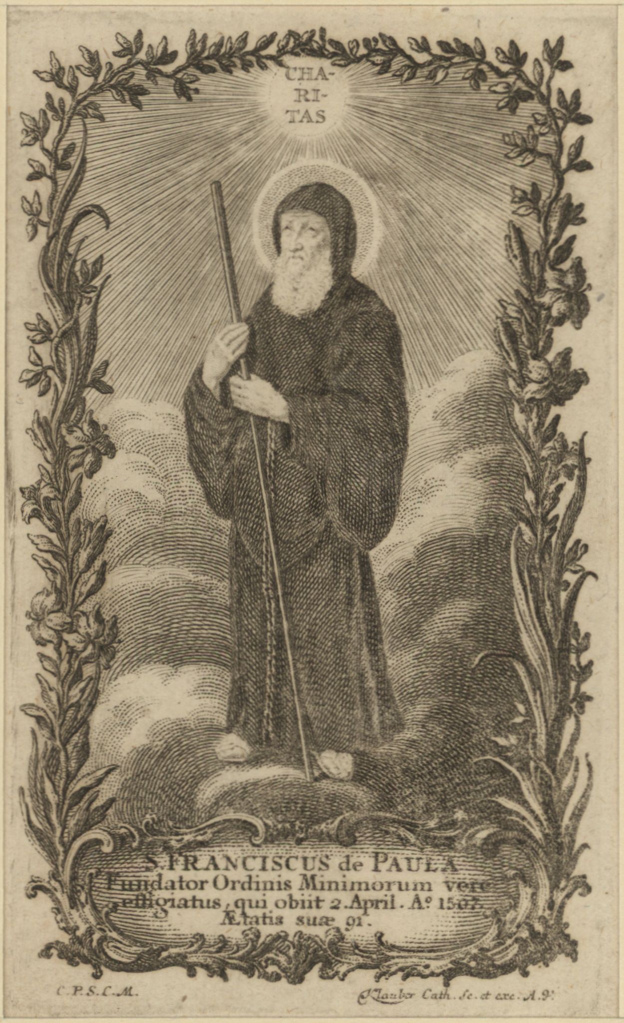 Náhledový obrázek Sv. František z Pauly  -  S. Franciscus de Paula - 1