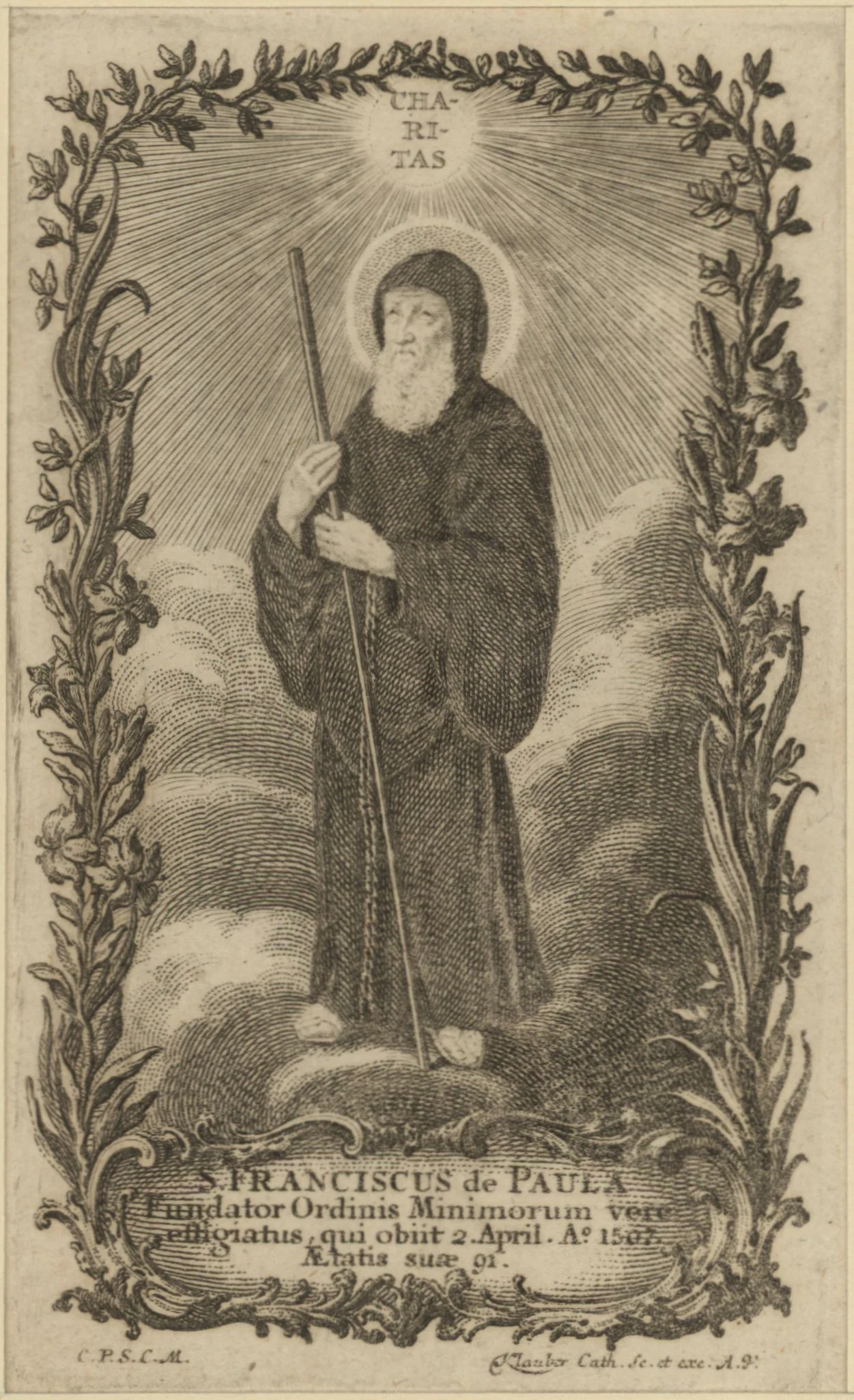 Obrázek Sv. František z Pauly  -  S. Franciscus de Paula