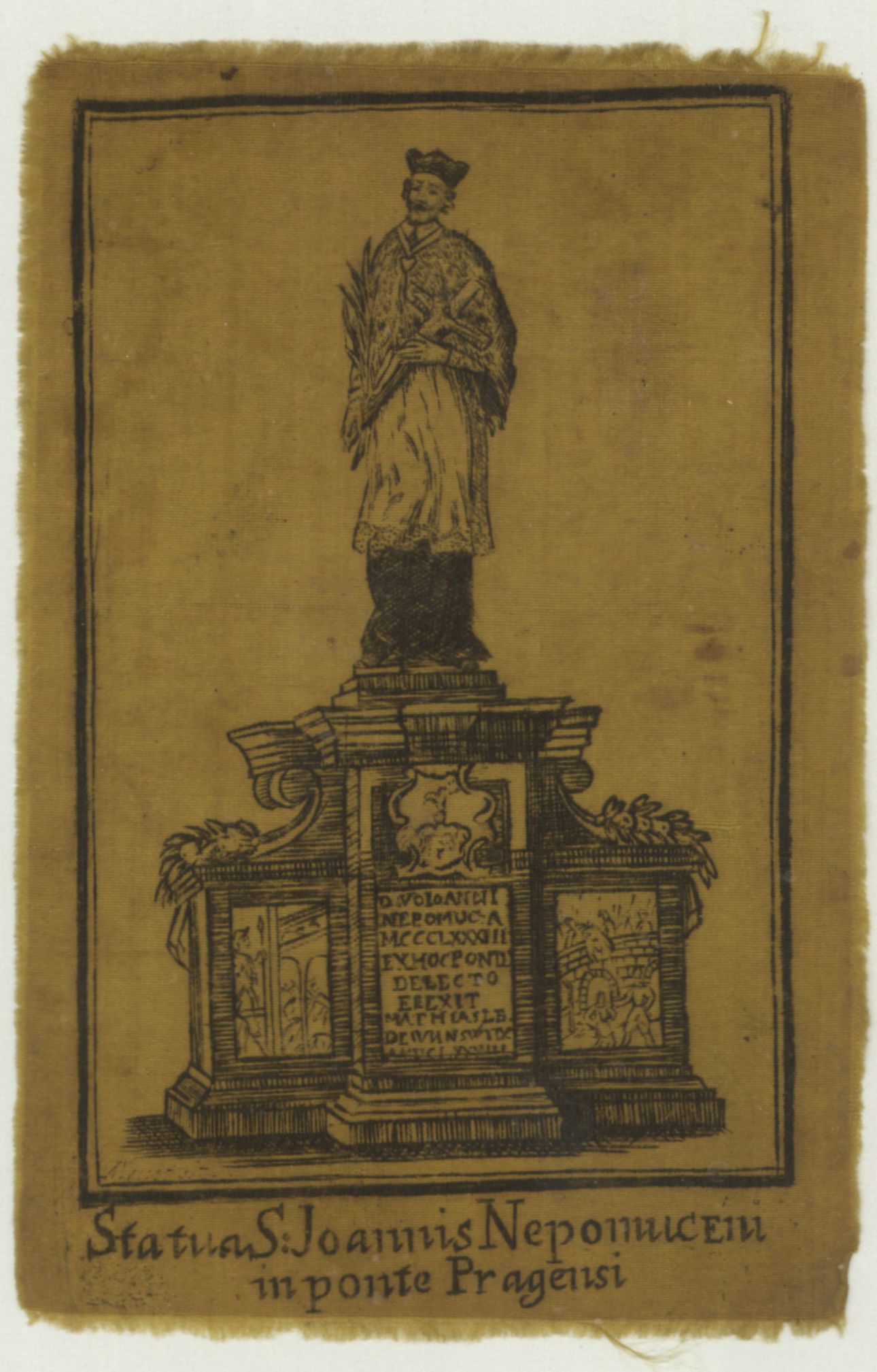 Náhledový obrázek Sv. Jan Nepomucký, socha  -  Statua S. Ioannis Nepomuceni in ponte Pragensi - 1